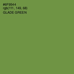 #6F9544 - Glade Green Color Image